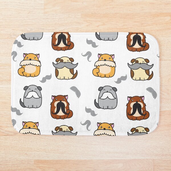 Item preview, Fantastic mustache dog, Moustache dog,  designed and sold by IceCreamCat.