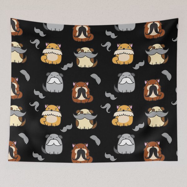 Item preview, Fantastic mustache dog, Moustache dog,  designed and sold by IceCreamCat.