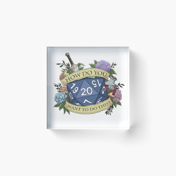 Nat 20 Acrylic Block