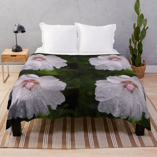 Item preview, Pink hollyhocks designed and sold by M-project.