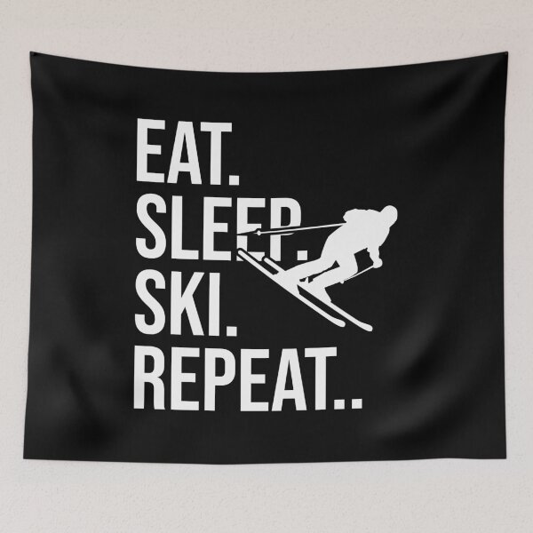 Item preview, Eat Sleep Ski Repeat, Eat Sleep Skiing designed and sold by TDesign1.