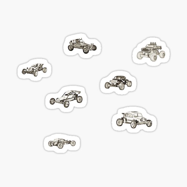 Item preview, Vintage Rc racing cars pattern design kyosho and tamiya designed and sold by gut2000.