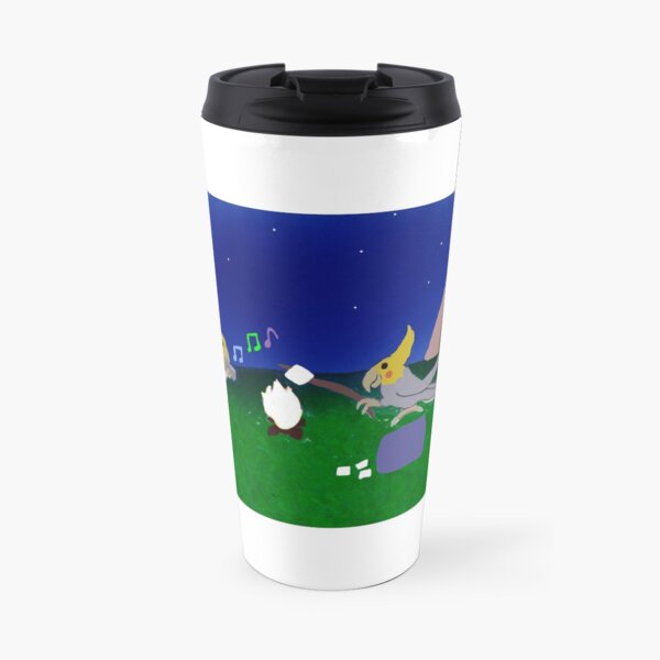 Birb campfire Travel Mug