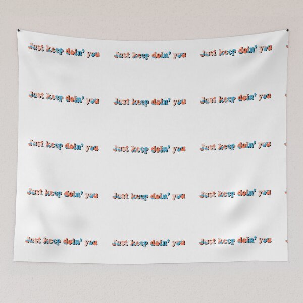Item preview, Just keep doin' you peach and blue designed and sold by Soph-design.