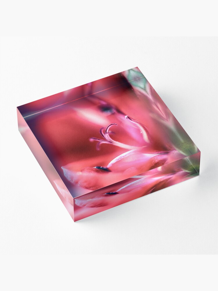 Alternate view of Flower Mystical Acrylic Block