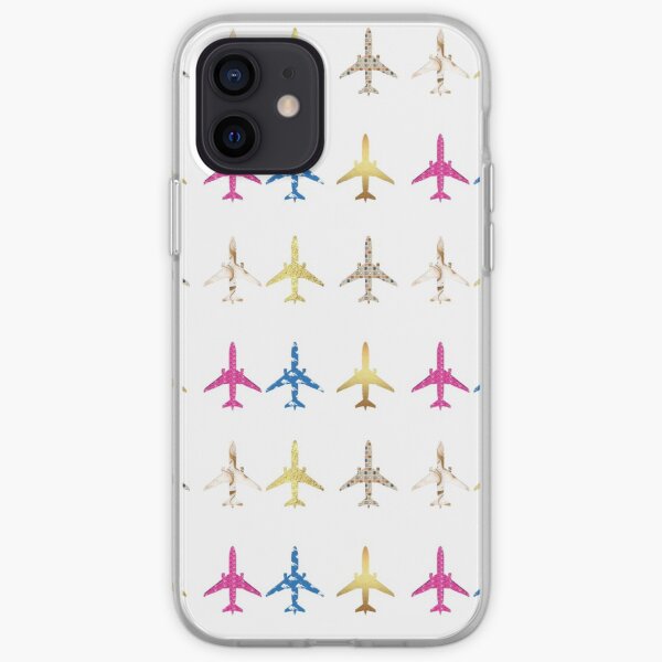Airplanes Pattern iPhone Soft Case