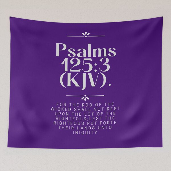 Item preview, Psalms 125.3 in English designed and sold by LilyOS92200.