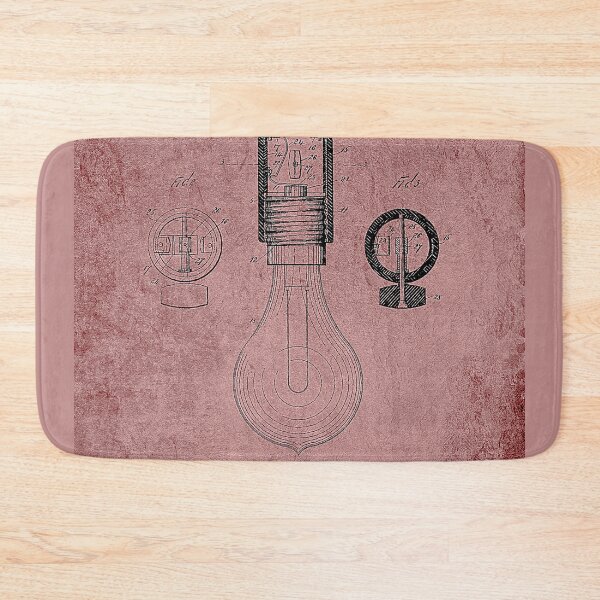 Item preview, Vintage Rose Light Bulb Patent designed and sold by JoolyA.