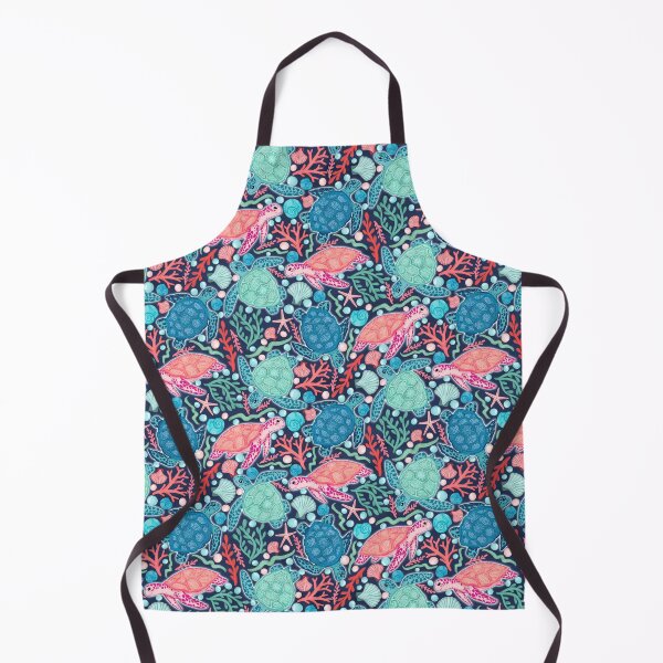 Item preview, Paradise Beach Turtles on Navy designed and sold by Tangerine-Tane.