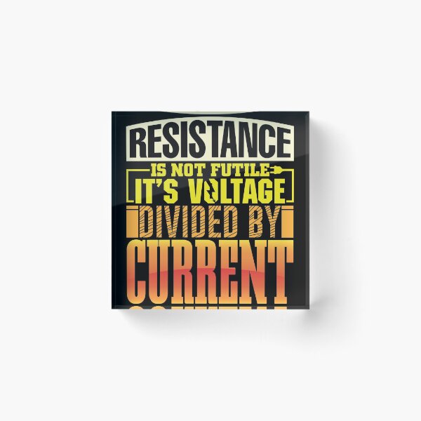 Item preview, Reistance divided by current funny electrician designed and sold by Grinover.