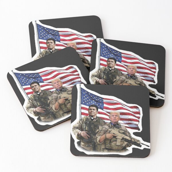Item preview, Trump and Reagan Military 2020 designed and sold by Billie Sims.