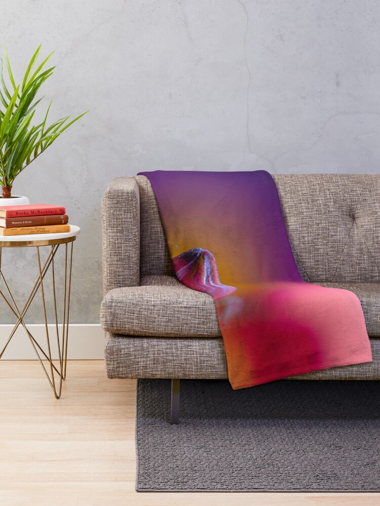 Alternate view of Flower Mystical Throw Blanket