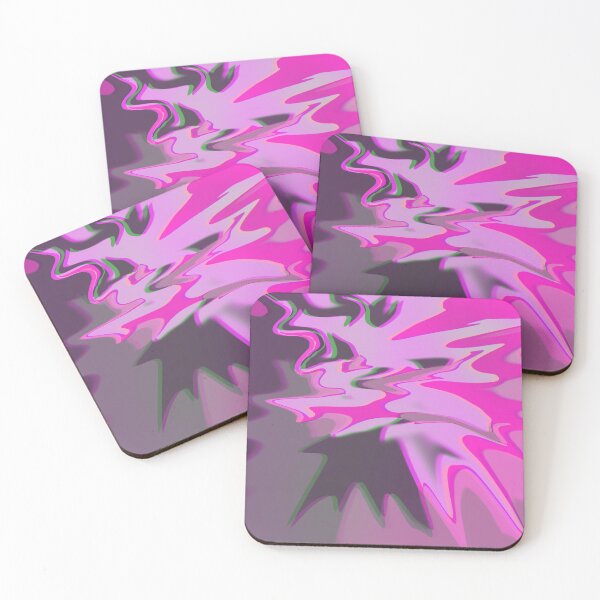 Item preview, Paint Pouring Tie Dye Glitch Camo Purple Pink designed and sold by luchik-and-co.