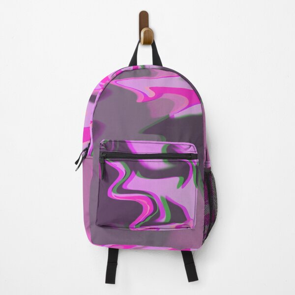 Item preview, Paint Pouring Tie Dye Glitch Camo Purple Pink designed and sold by luchik-and-co.