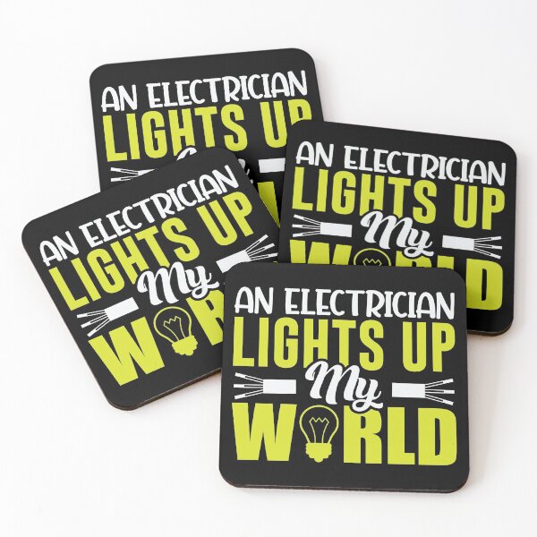 Item preview, Electricans lights up the World funny saying designed and sold by Grinover.