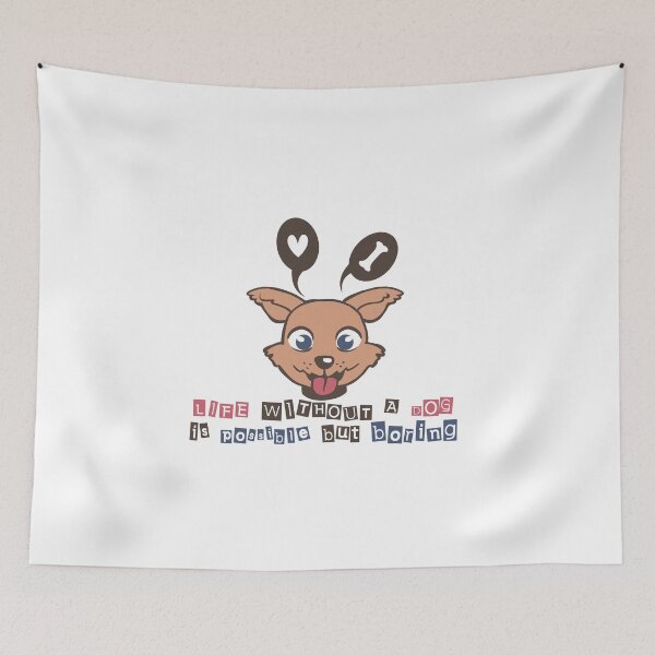 Item preview, Life without a dog is possible but boring,life without a dog is boring designed and sold by Rima-Store-19.