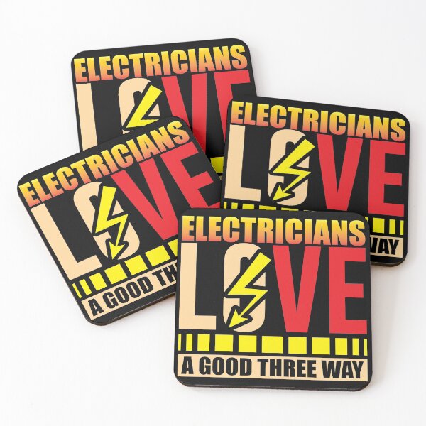 Item preview, Electricians Love a good three way funny shirt designed and sold by Grinover.
