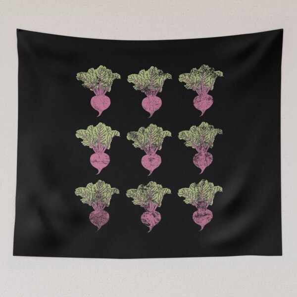 Item preview, Distressed Beet Farmer - Beetroot Veggie Pattern - Nutritionist designed and sold by DeWinnes.