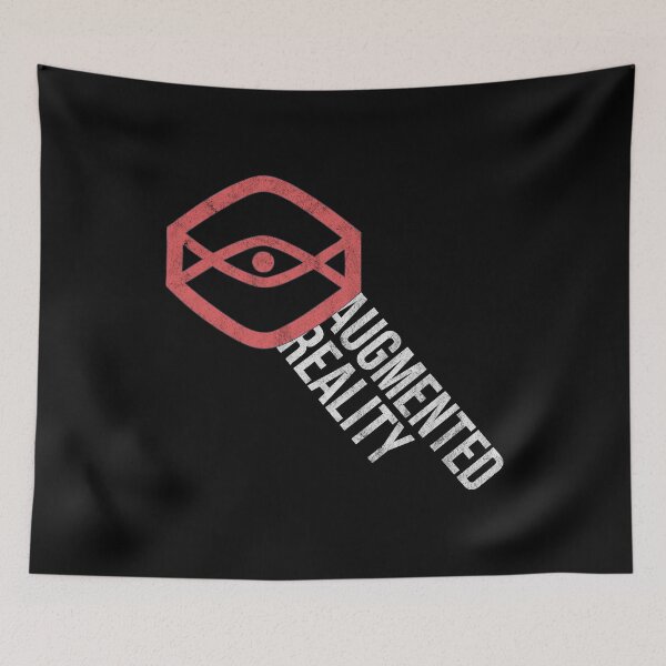 Item preview, Distressed Augmented Reality - AR Symbol - Future Diagonal designed and sold by DeWinnes.