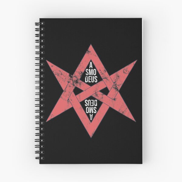 Item preview, Distressed Asmodeus Text - Horned Symbol - Sinful Occult designed and sold by DeWinnes.