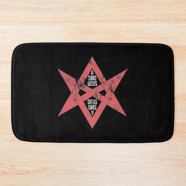 Item preview, Distressed Asmodeus Text - Horned Symbol - Sinful Occult designed and sold by DeWinnes.