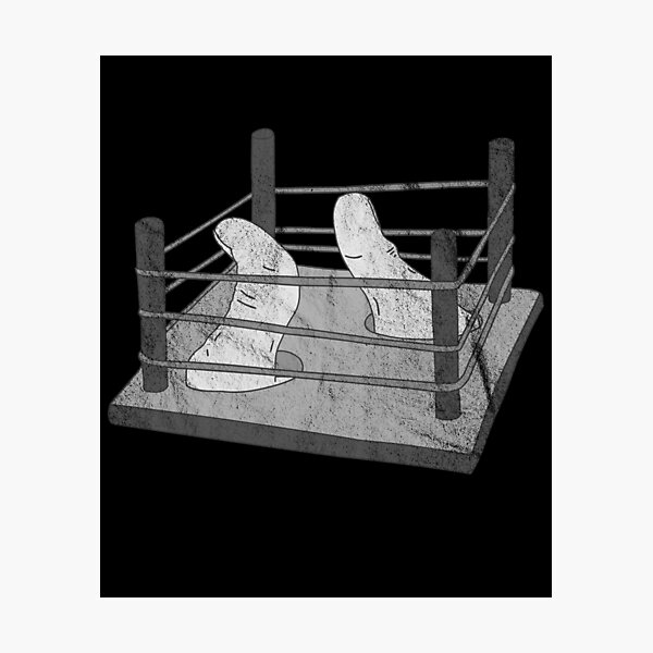 Item preview, Distressed Thumb War - B&W Wrestling Ring - Human Finger designed and sold by DeWinnes.