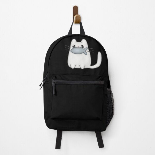 Item preview, Cute cat with fish designed and sold by AmandaDesign.