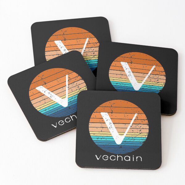 Item preview, VeChain Cryptocurrency DeFi Crypto Vintage Sunset designed and sold by BtcSweatshirts.