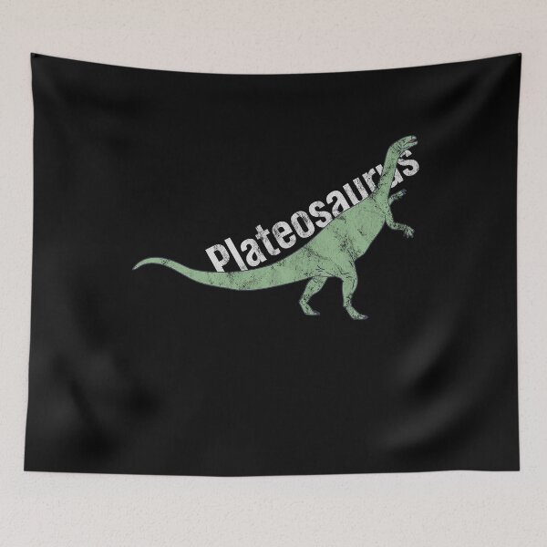 Item preview, Distressed Plateosaurus Text - Dinosaur Species - Reptile designed and sold by DeWinnes.