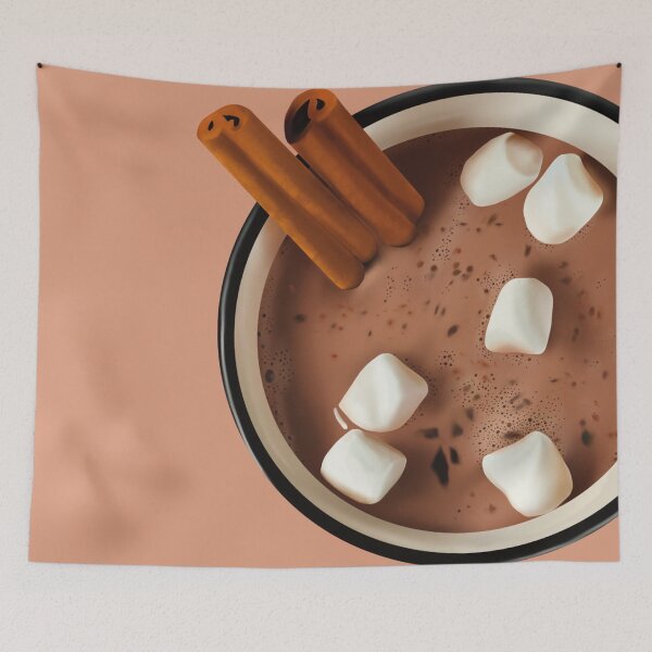 Item preview, Hot Cocoa with Marshmallows for Fall designed and sold by ToriaScarlett.