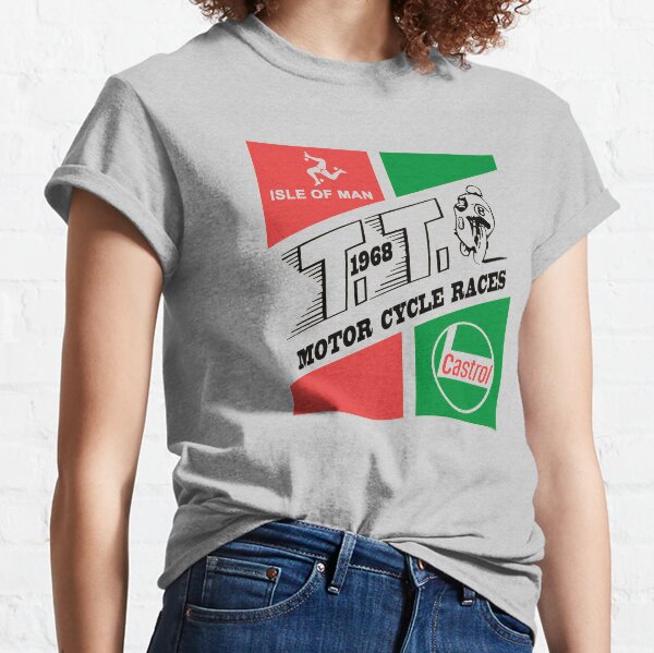 Isle of Man TT 1968 White Classic T-Shirt