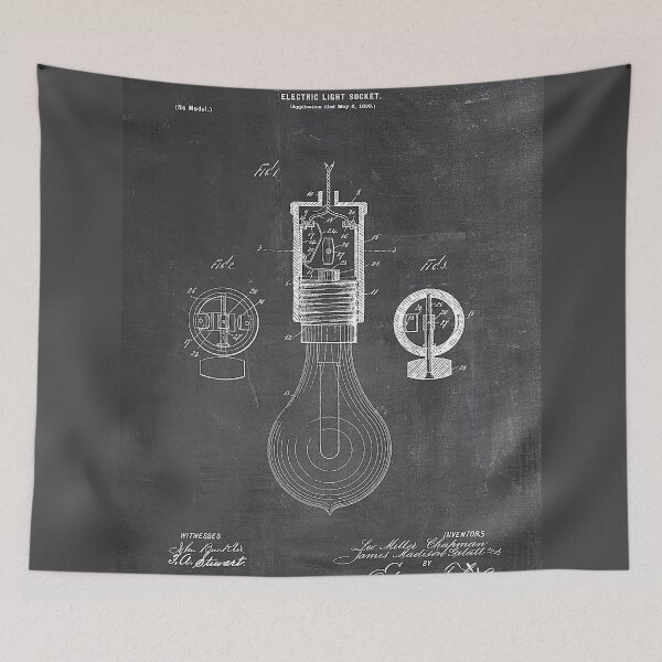 Item preview, Chalkboard Light Bulb Patent designed and sold by JoolyA.