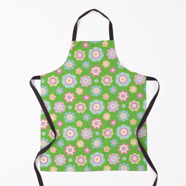 Artikelvorschau, Nette Blumen - Blumengrafik - Frühlingsästhetisches Blumenmuster - Lebendiges Grün entworfen und verkauft von PattyTheGecko.
