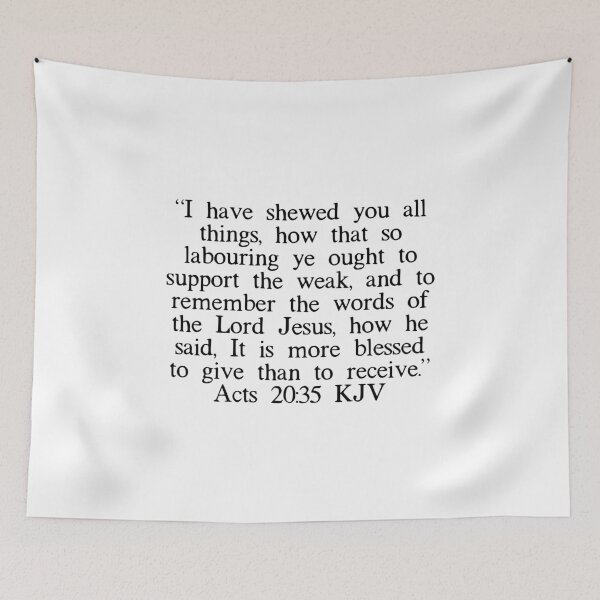 Item preview, Acts 20:35 KJV designed and sold by IBMClothing.