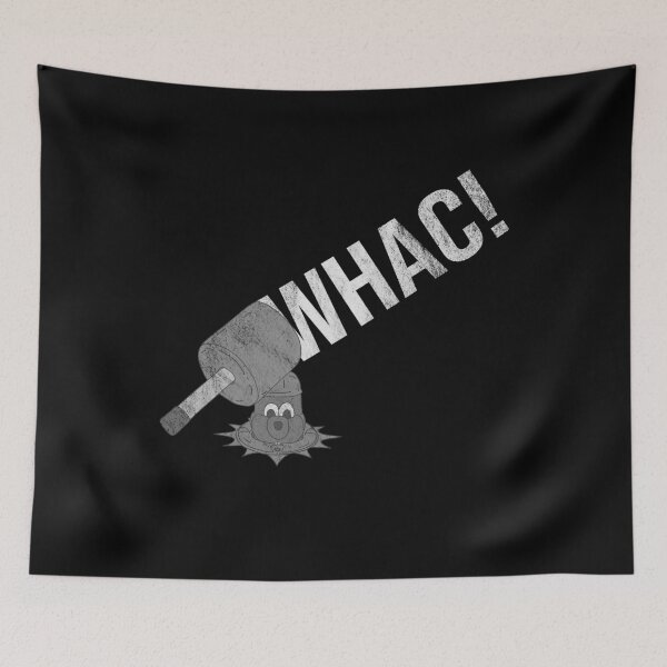 Item preview, Distressed Whac a Mole - B&W Whac! Beaver - Carnival designed and sold by DeWinnes.