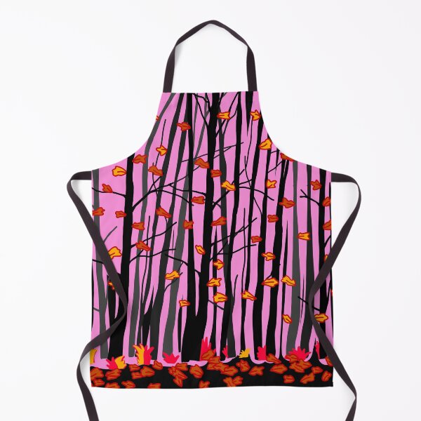 Item preview, Fall mountain trees in pink designed and sold by HibouMagique.