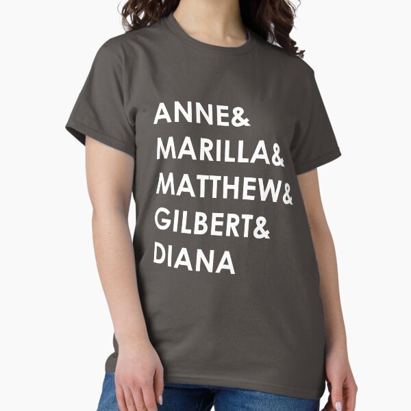 Women's T-Shirts [Out of Print] L. M. Montgomery / Anne of Green Gables Relaxed Fit Tee [Puffin in Bloom] (Vintage Navy) (Womens) Anne of Green Gables - Puffin in Bloom women's relaxed fit t