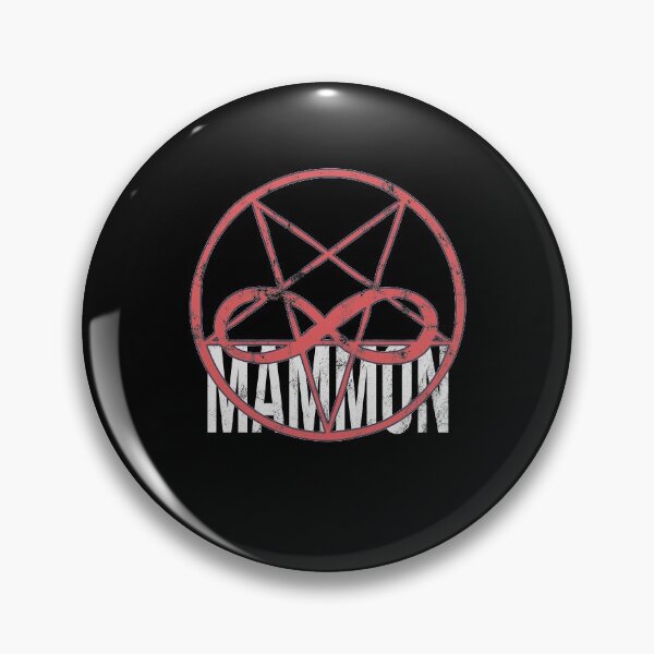 Item preview, Distressed Mammon - Demonic Symbol Text - Sinful Satan designed and sold by DeWinnes.