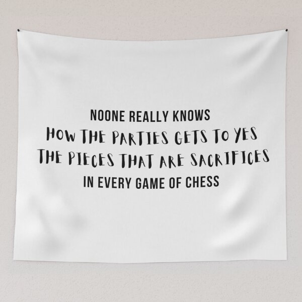 Item preview, Noone really knows Hamilton Quote designed and sold by MonMonTales.