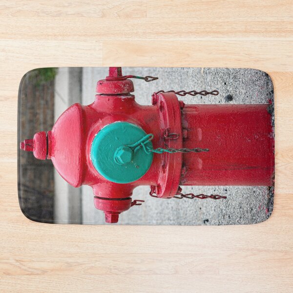 Item preview, Red Traverse City Iron Works Smooth Hydrant designed and sold by Enzwell.