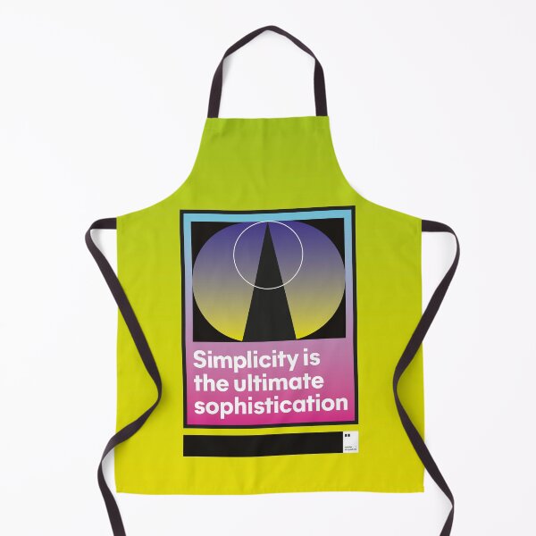 Item preview, Simplicity is the ultimate sophistication designed and sold by quotesonposters.