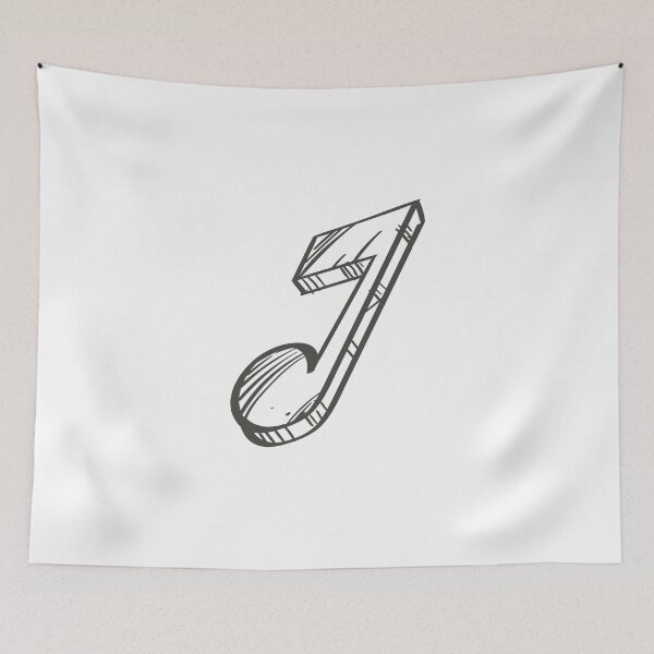Item preview, Eigth Note Illustration designed and sold by MisterGooseShop.