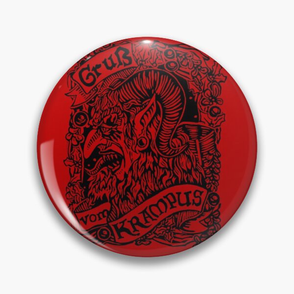 Item preview, Gruss Vom Krampus in Red designed and sold by GurdyBird.