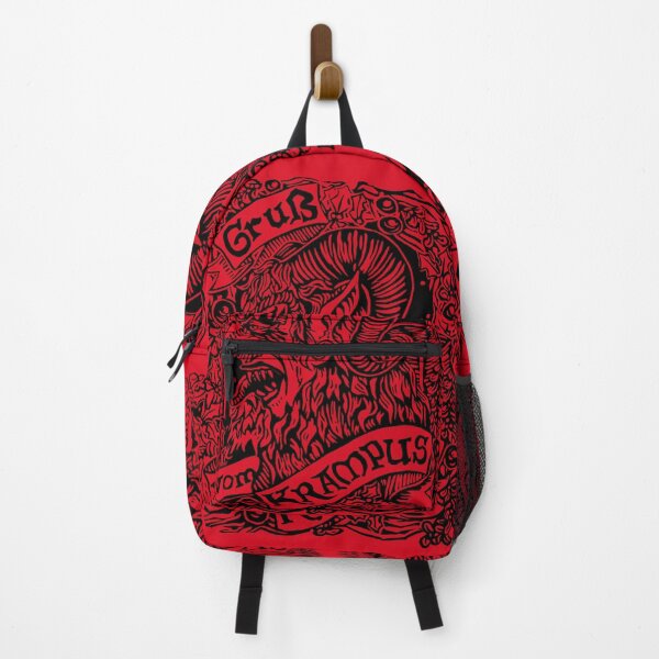 Gruss Vom Krampus in Red Backpack