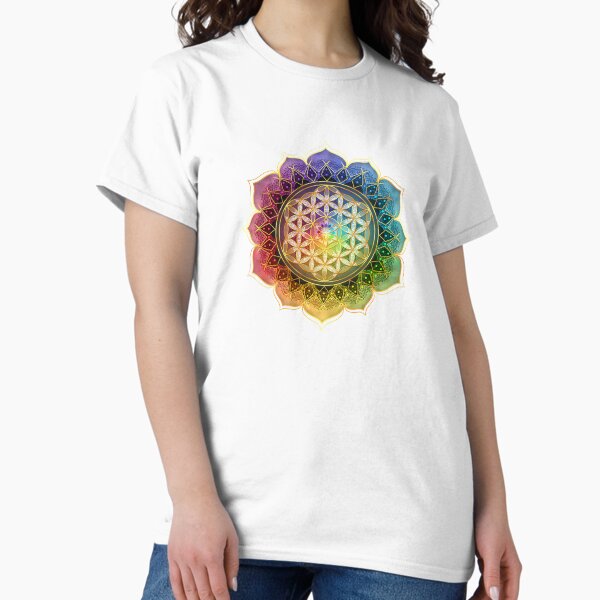 Item preview, Rainbow Flower of Life with Lotus designed and sold by Lilyas.