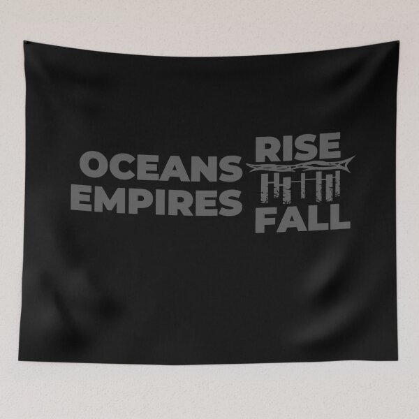 Item preview, Oceans rise empires fall Hamilton Quote designed and sold by MonMonTales.