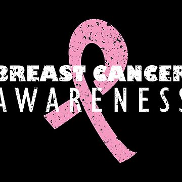 Artwork thumbnail, Breast Cancer Awareness Pink Ribbon by AndreaUDesign