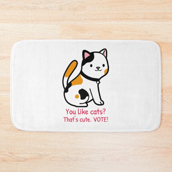 Item preview, Cat Vote Cute Funny Election Voters Rights Artwork designed and sold by CreatedbyJR.