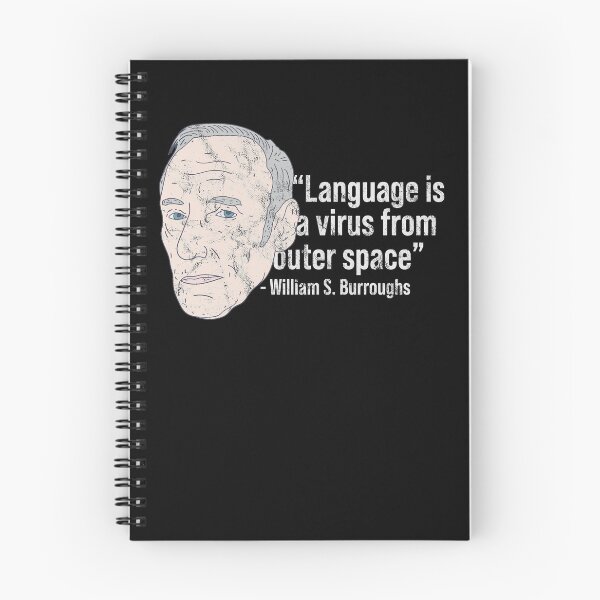 Item preview, Distressed William Burroughs - Poet Quote - Beat Generation designed and sold by DeWinnes.