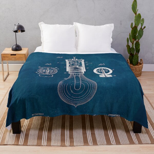 Item preview, Blueprint Light Bulb Patent designed and sold by JoolyA.